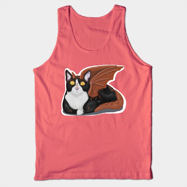 Dragon Kitty Tank Top by Xetalo